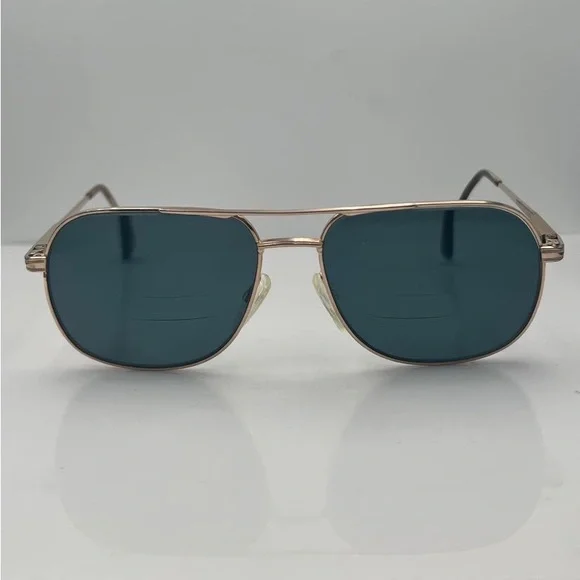Vintage Safilo 137 Gold Pilot Sunglasses Frames - Picture 1 of 7